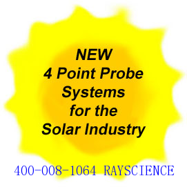American ResMap four-point probe for photovoltaic testing