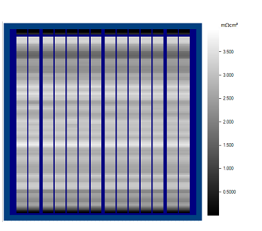 Contact resistivity and sheet resistance TLM-SCAN+ Multifunctional solar cell grid line contact resistance tester