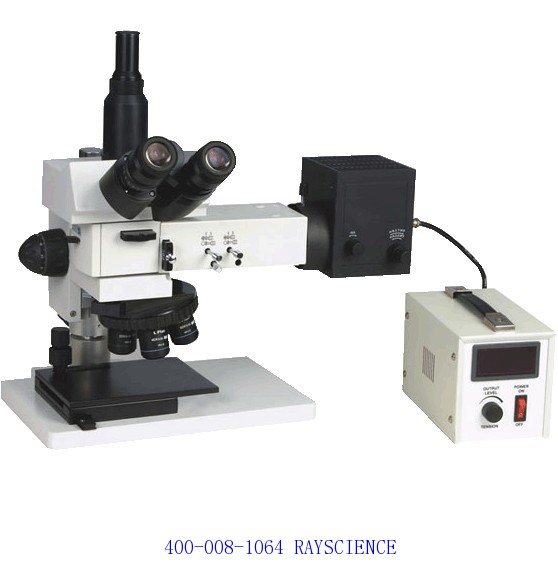 Upright metallographic microscope for photovoltaics